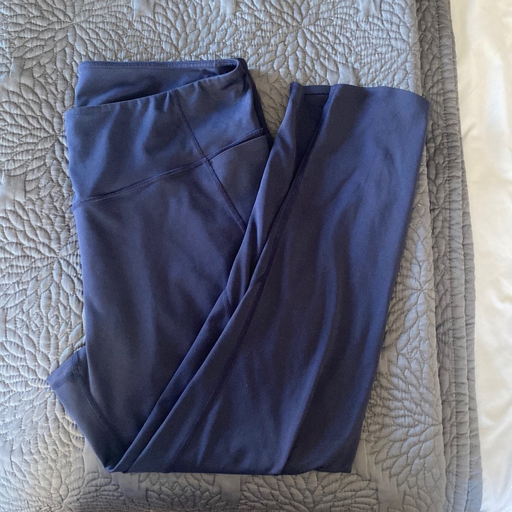Zella 7/8 length navy blue leggings - XL
